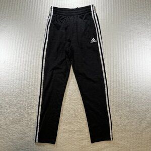 Adidas Dark Heather Gray Soccer Track Training Pants Boys Size LG 14/16